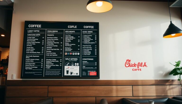 chick fil a coffee menu