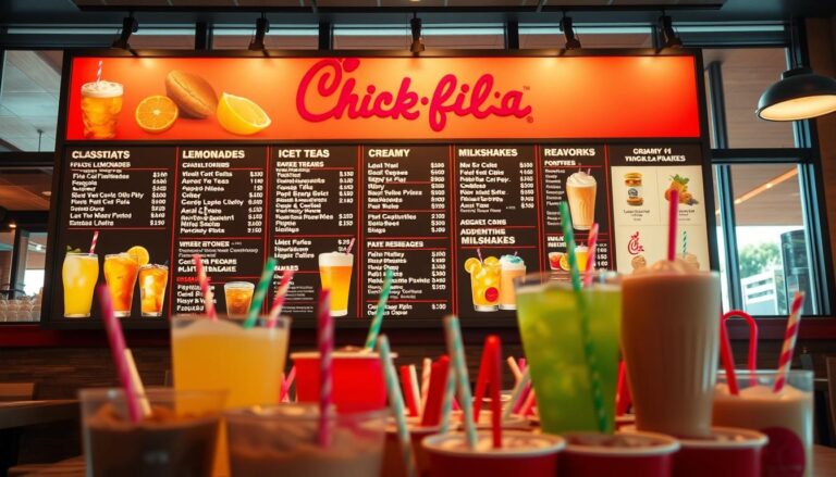 chick fil a drinks menu
