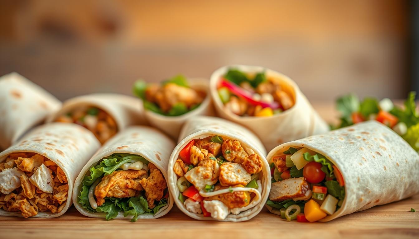 chick fil a menu wraps