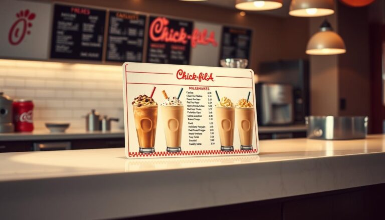 chick-fil-a milkshake menu