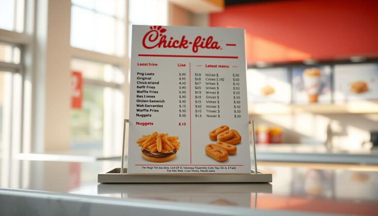 chick-fil-a price menu