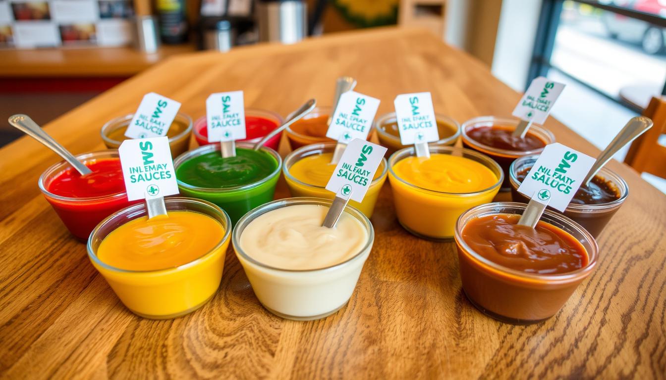 Subway Sauces Menu Prices